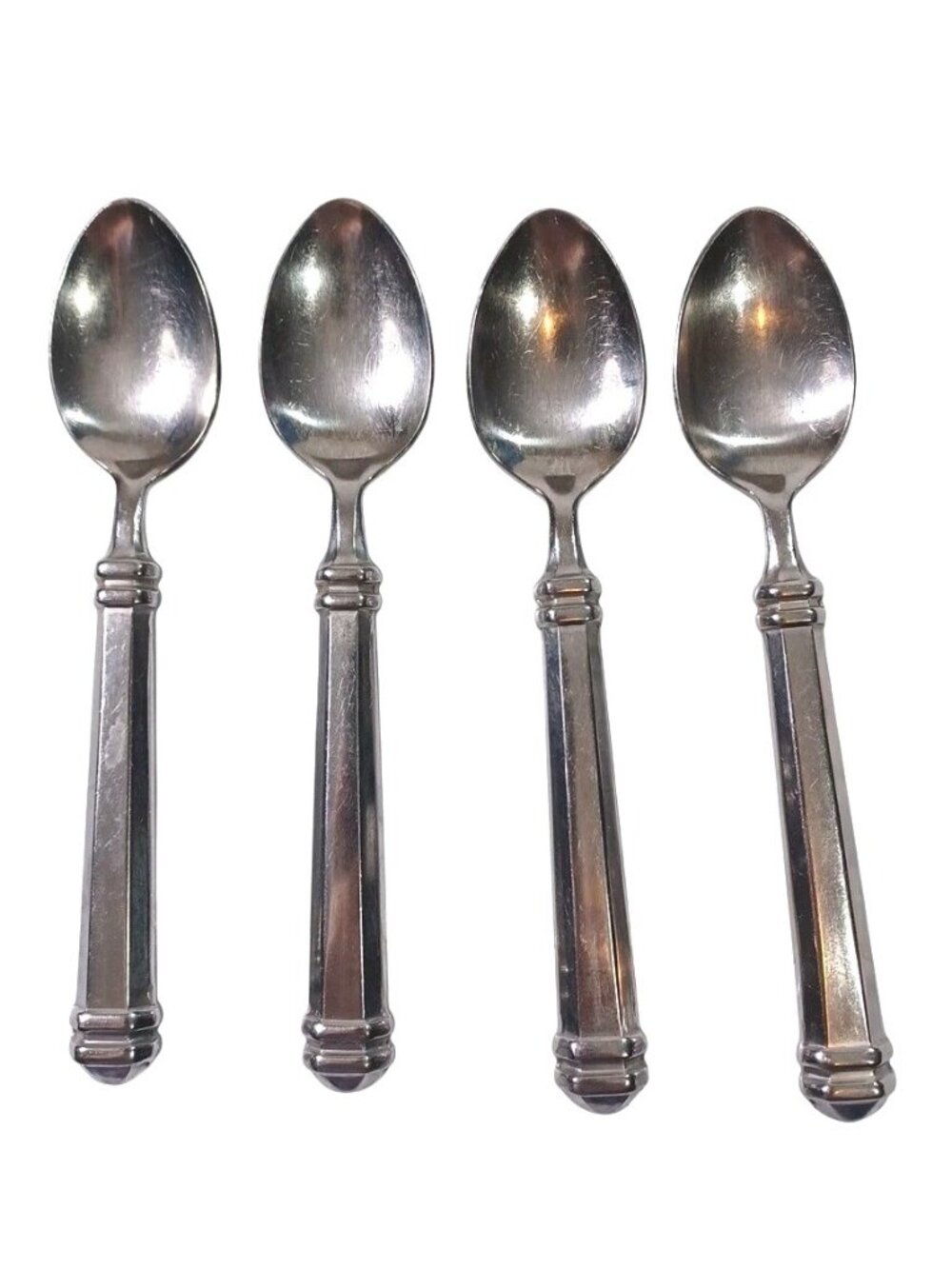 Towle Georgian House Old Forge Teaspoon 6.5" Stainless Flatware Japan Set Of 4